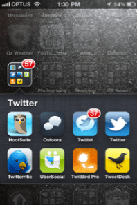 Twitter apps I no longer use... I keep these on my phone just to view what their updates reveal